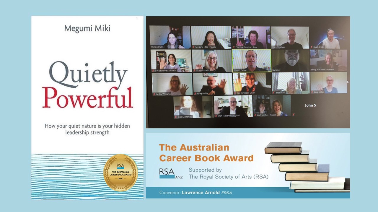 Australian Career book award 2020 ceremony
